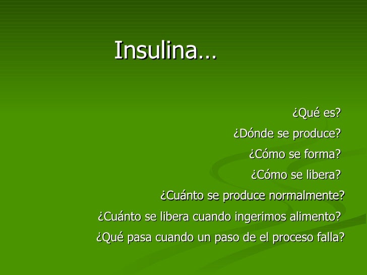 Insulina Insulina