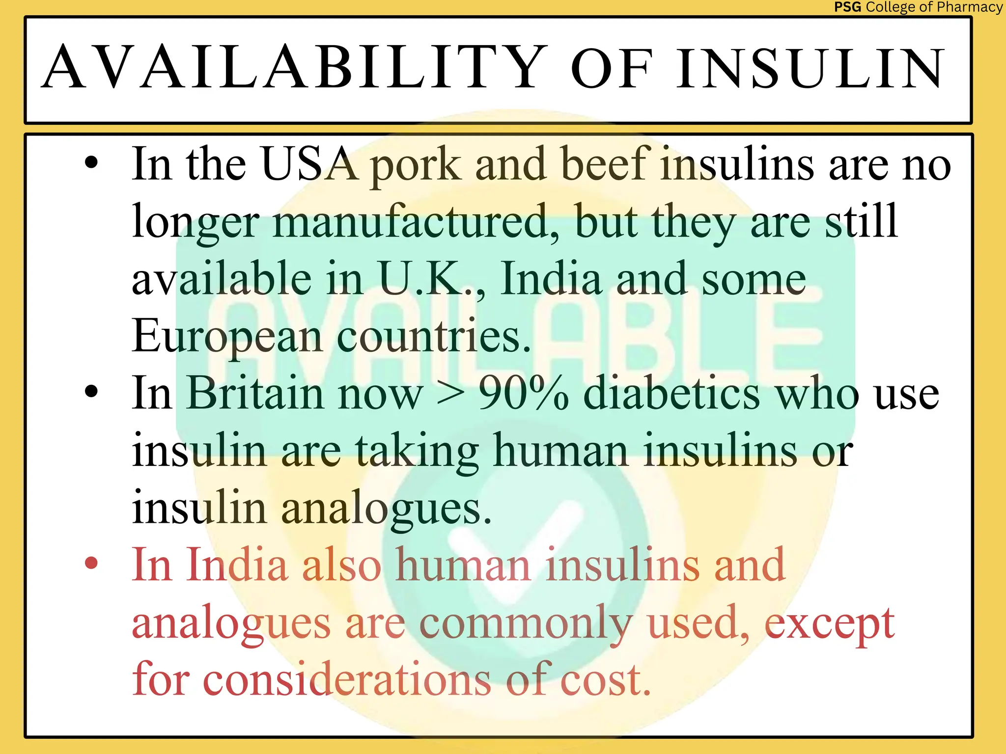 Insulin and its Preperation Medicinal Chemistry 2.pptx