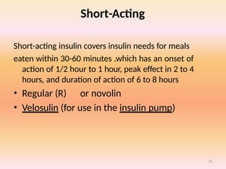 Velosulin R Insulin insulin and oral hypoglycemic agents with descriptionts.pptx