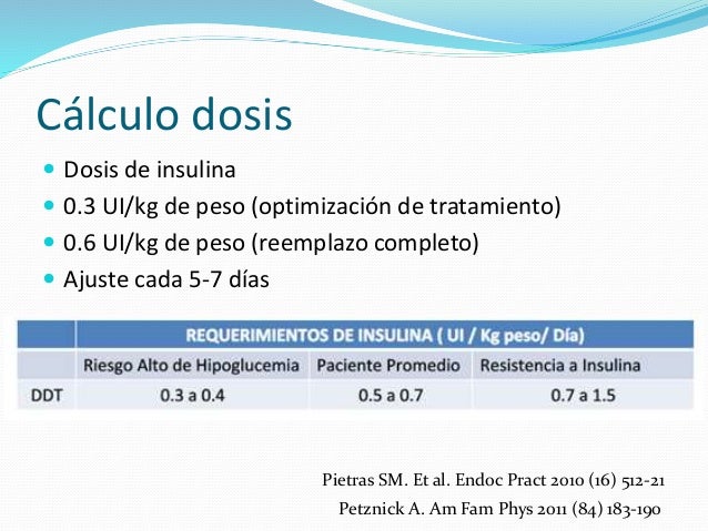Insulinas (Insulinoterapia) en Diabetes Mellitus Insulinas (Insulinoterapia) en Diabetes Mellitus