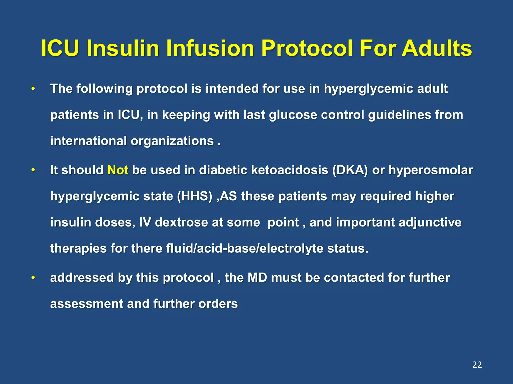 Insulin in icu 2 | PPTX