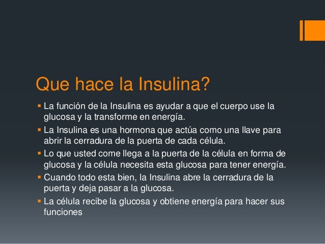 Resistencia a la Insulina en términos simples Resistencia a la Insulina en términos simples