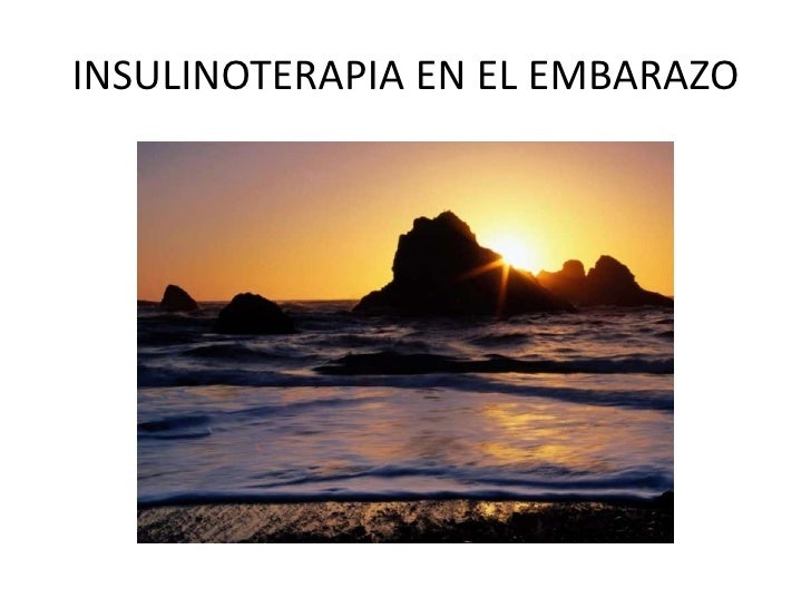 Insulinoterapia en el embarazo Insulinoterapia en el embarazo