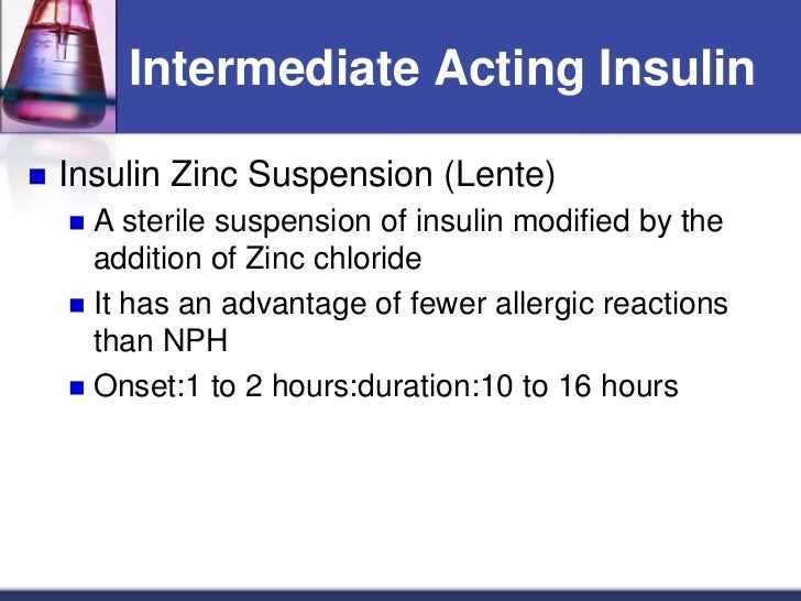 Insulin preparations