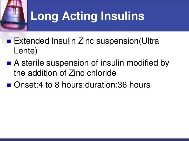 Insulin preparations
