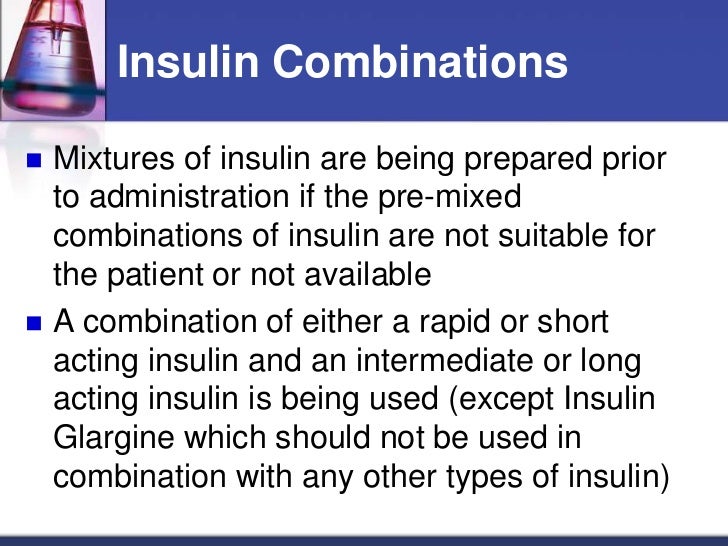 Insulin preparations