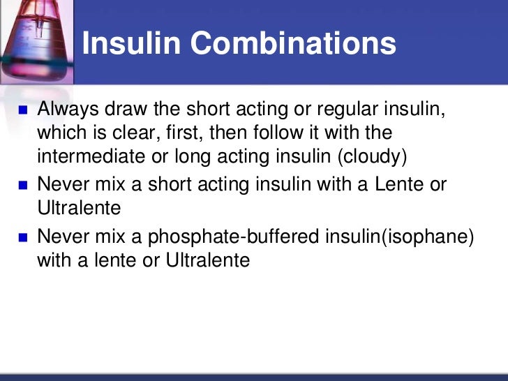 Insulin preparations