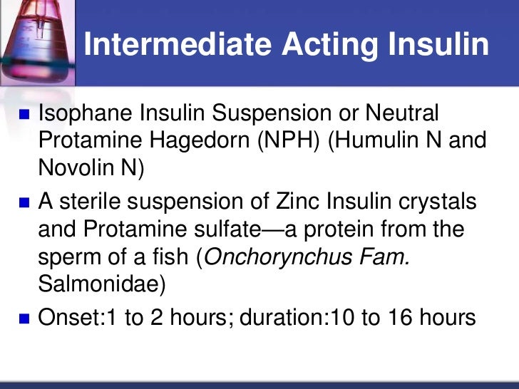 Insulin preparations