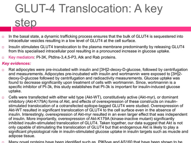Insulin receptor and mechanism of signalling | PPTX
