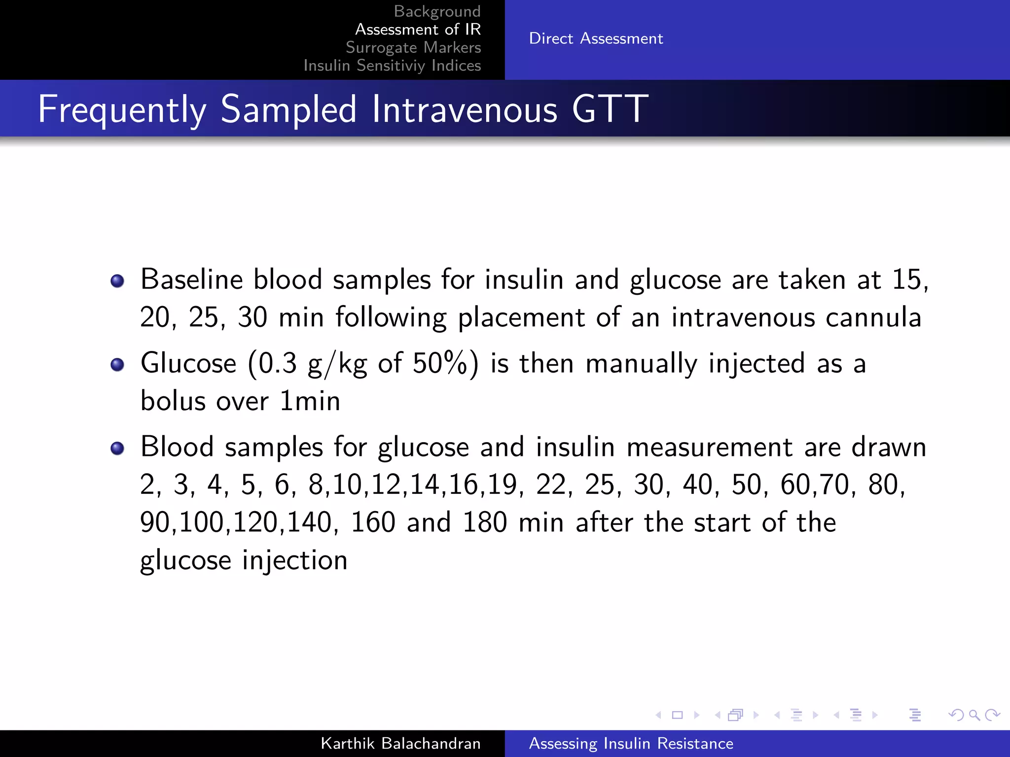 Assessing Insulin Resistance | PDF
