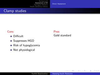 Assessing Insulin Resistance | PDF