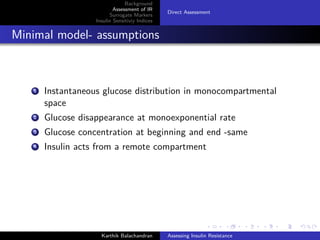 Assessing Insulin Resistance | PDF