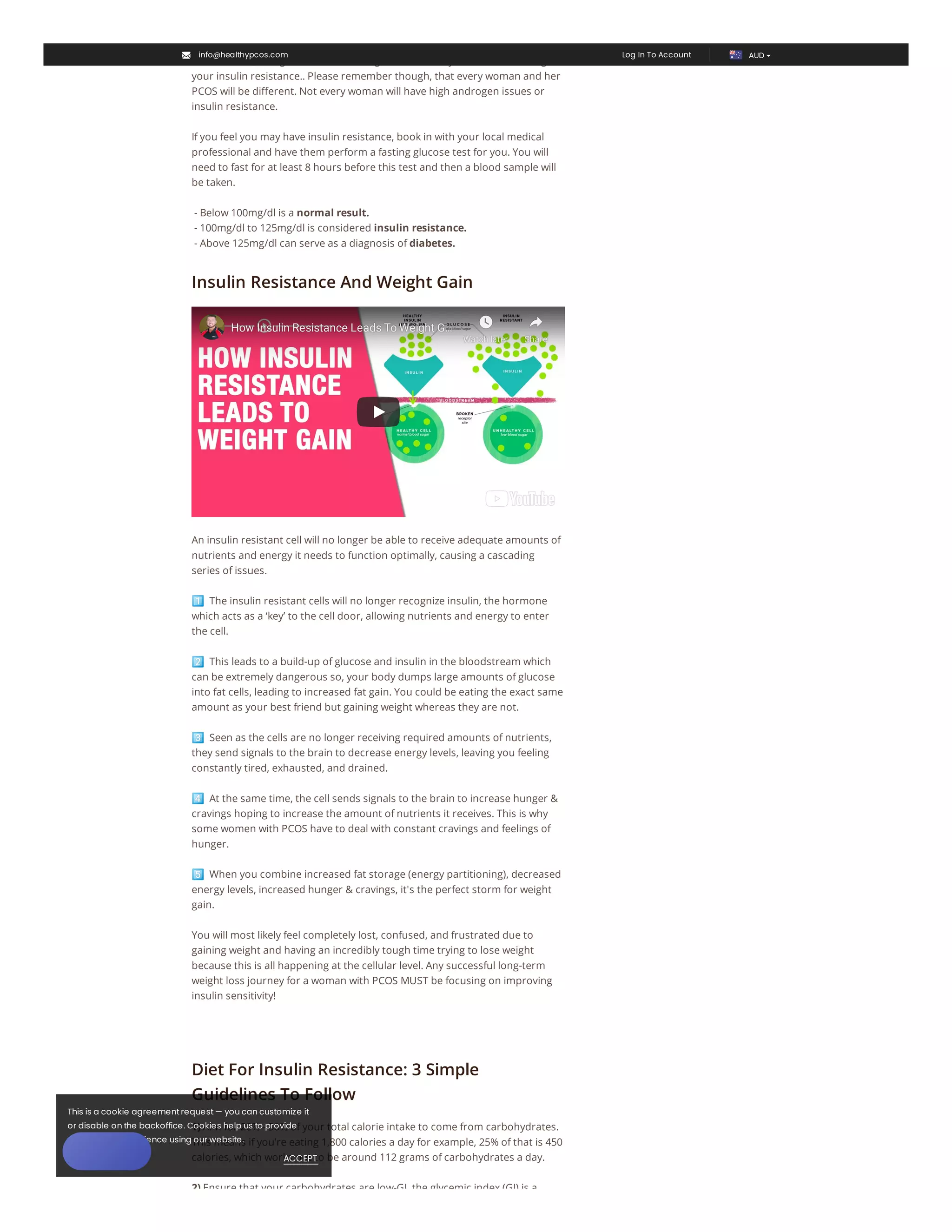 Insulin resistance | PDF
