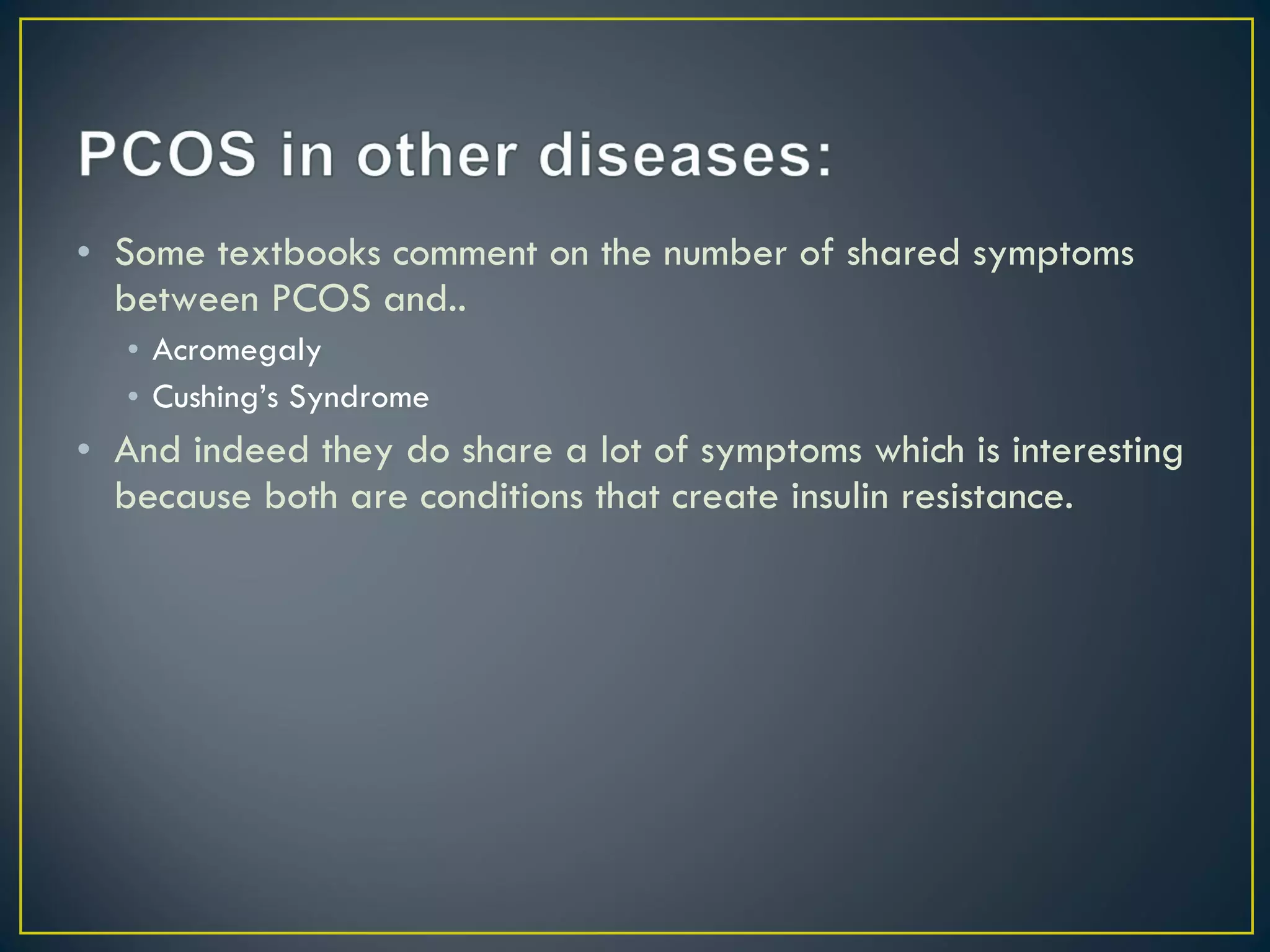 Insulin resistance and pcos | PPT