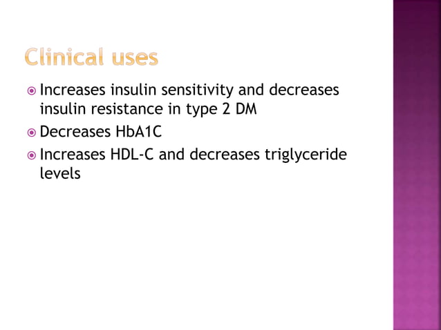 Insulin sensitizers | PPTX