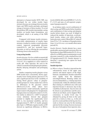 Insulin Therapy (Indian Pediatrics) | PDF