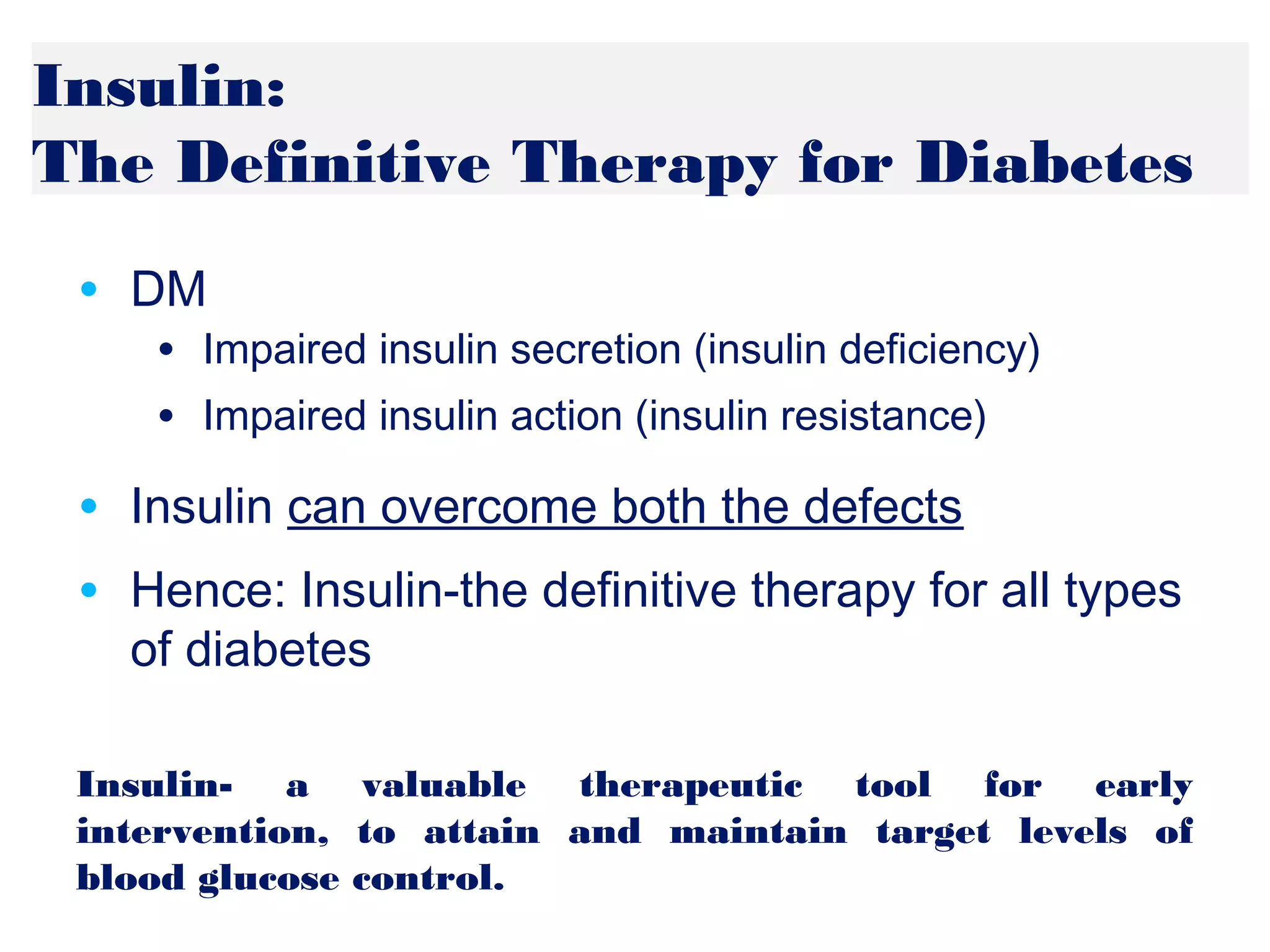 Insulin therapy for type 2 diabetes patients dr shahjadaselim1 | PPT