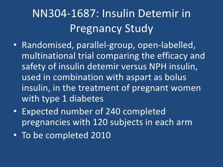 Insulin Therapy in Pregnant Women