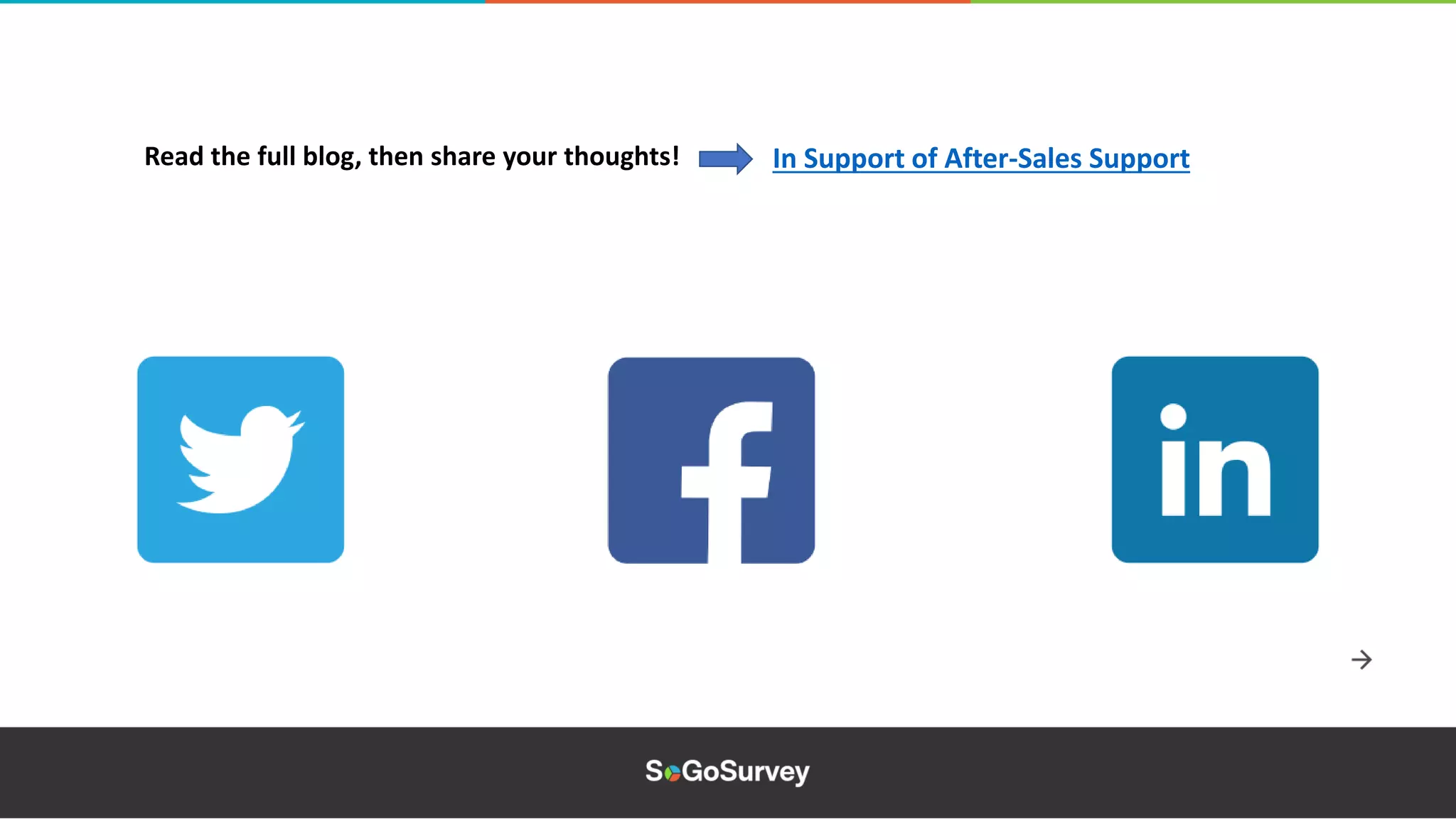 Read the full blog, then share your thoughts! In Support of After-Sales Support
 