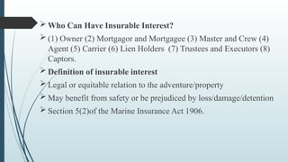 insurable interest (Law of General Insurance).pptx