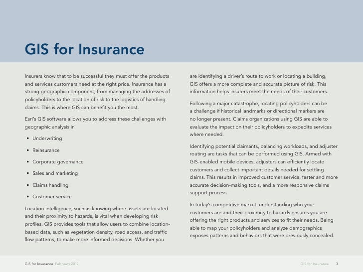 GIS Best Practices for Insurance