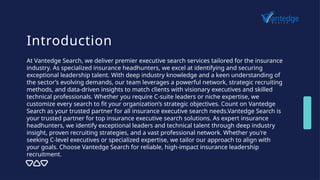Insurance Executive Recruiters: Empowering the Industry with Visionary ...