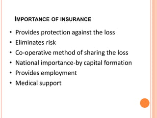Insurance Method Meaning Insurance concept and types | PPTX