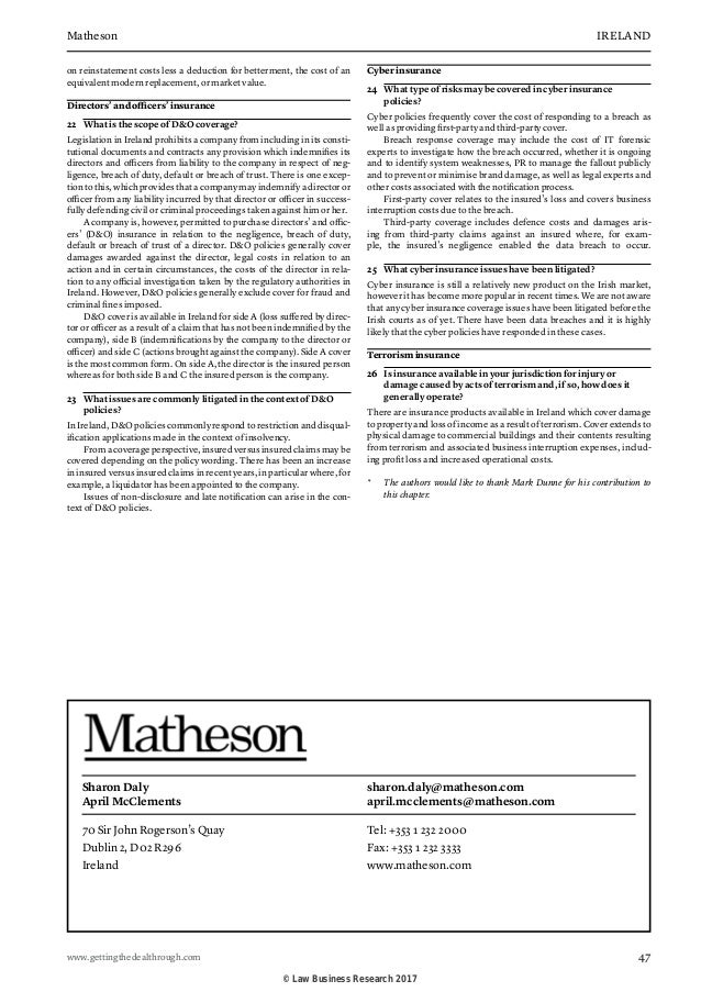 Insurance Litigation 2017 Insurance Litigation 2017