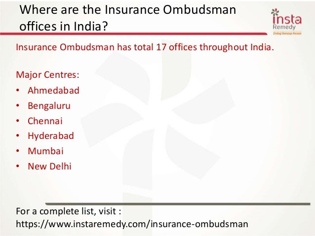 Know about Insurance Ombudsman Know about Insurance Ombudsman