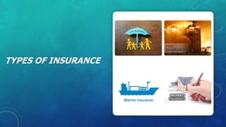 TYPES OF INSURANCE
 