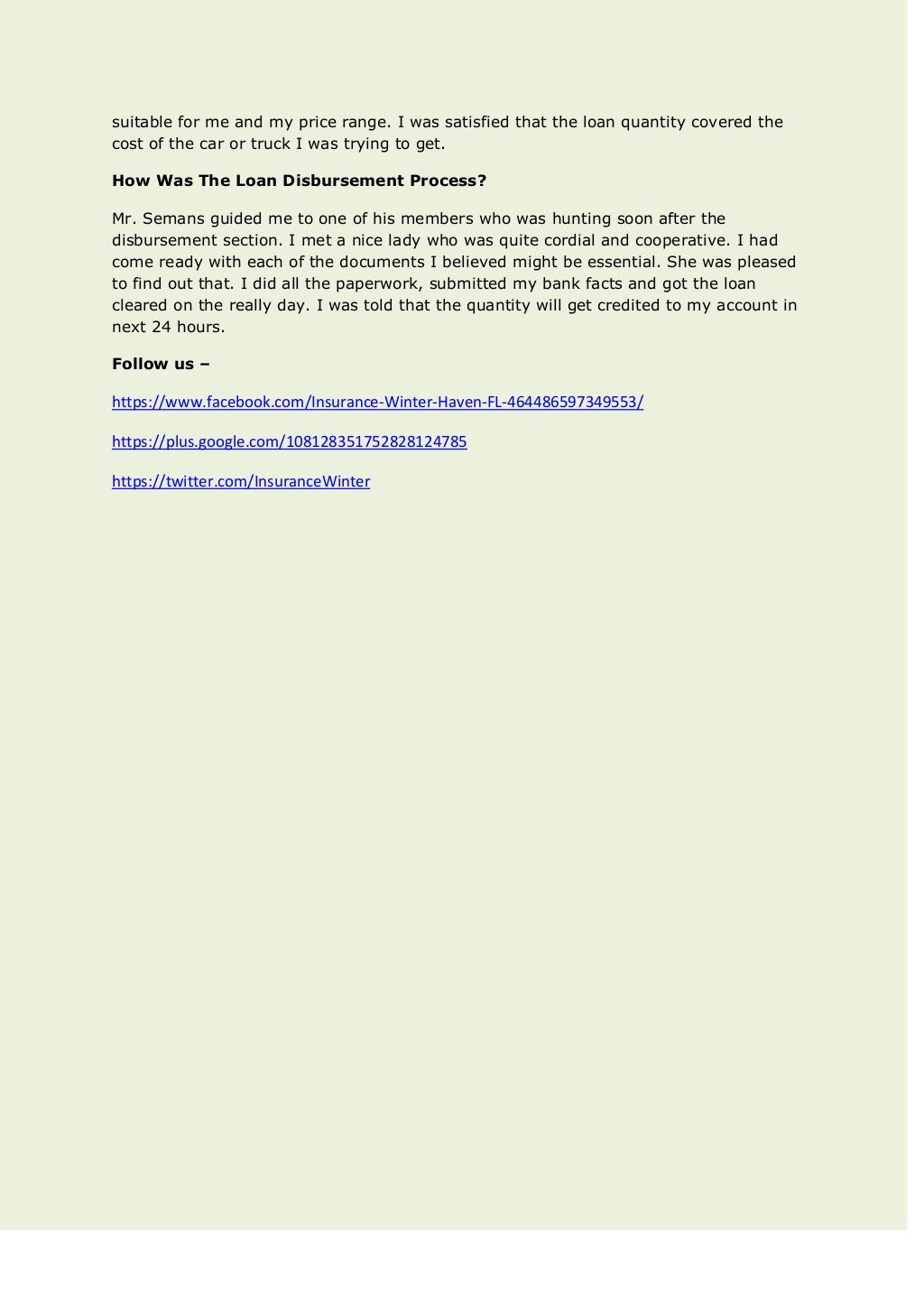 Insurance agent winter haven fl