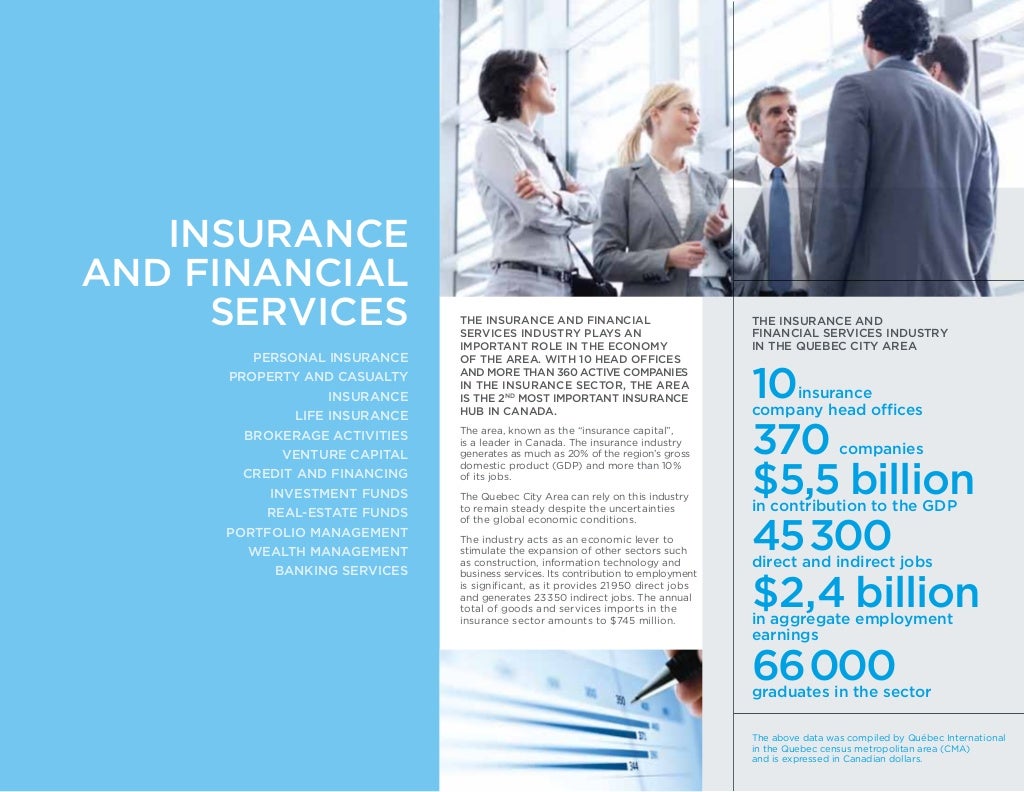 Insurance and Financial Services industry in the Quebec