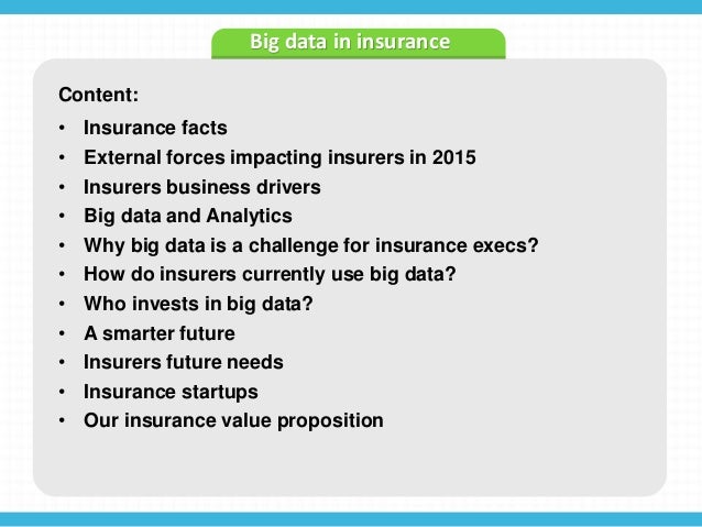 Insurance Industry Trends in 2015: #1 Big Data and Analytics