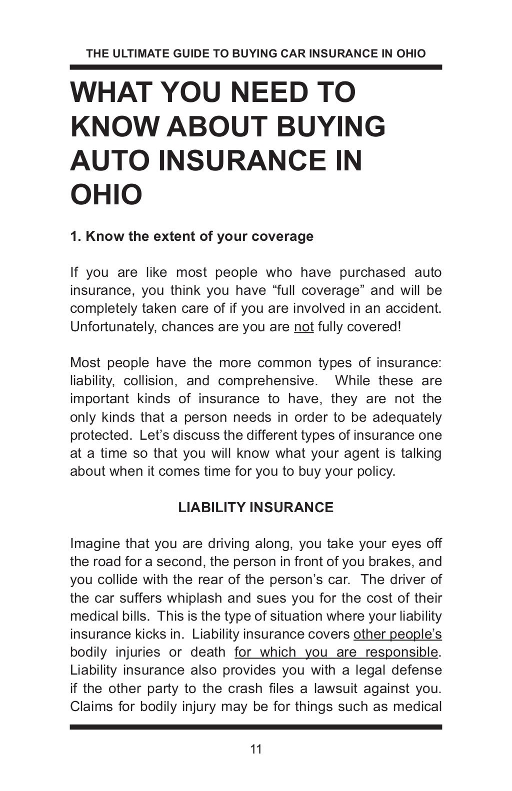 The Ultimate Guide to Buying Car Insurance in Ohio