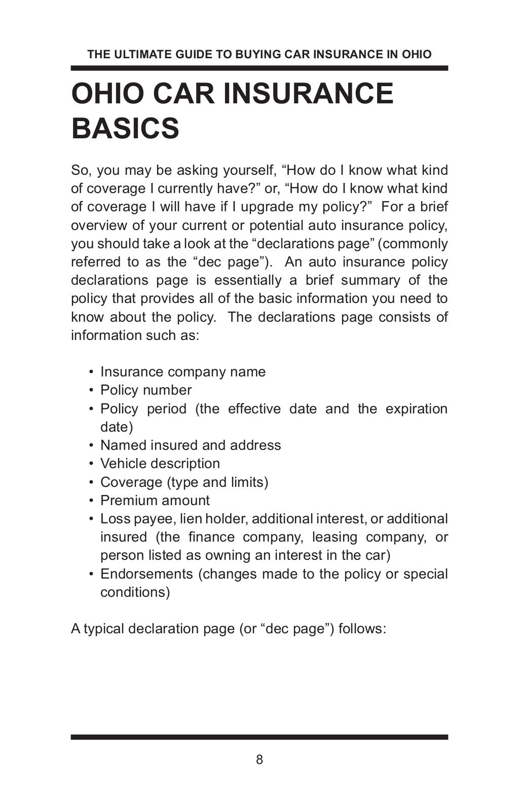 The Ultimate Guide to Buying Car Insurance in Ohio