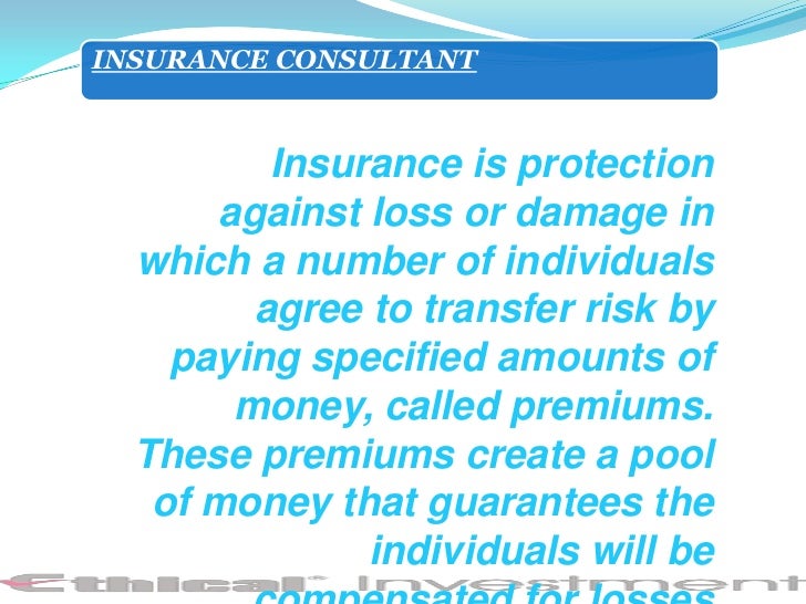 Insurance consultant
