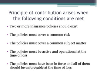 Insurance contracts | PPTX