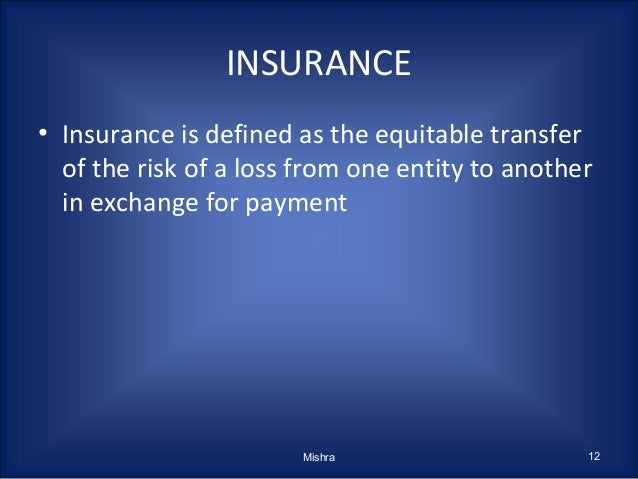 Insurance domain mishra