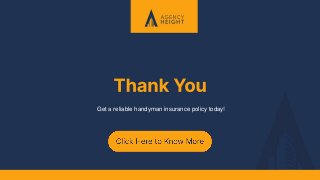 Get a reliable handyman insurance policy today!
 