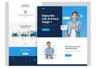 Awesome Insurance Landing Pages & Templates