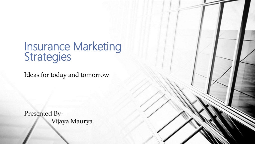 Insurance marketing strategies