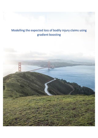 Modelling the expected loss of bodily injury claims using
gradient boosting
 