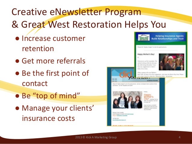 insurance newsletter program email marketing newsletters small busin