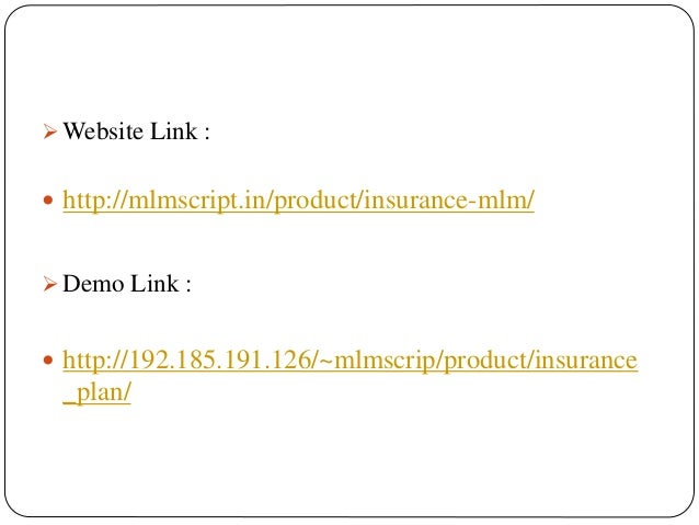 MLM Insurance Software Insurance MLM Plan Script MLM Insurance Software Insurance MLM Plan Script