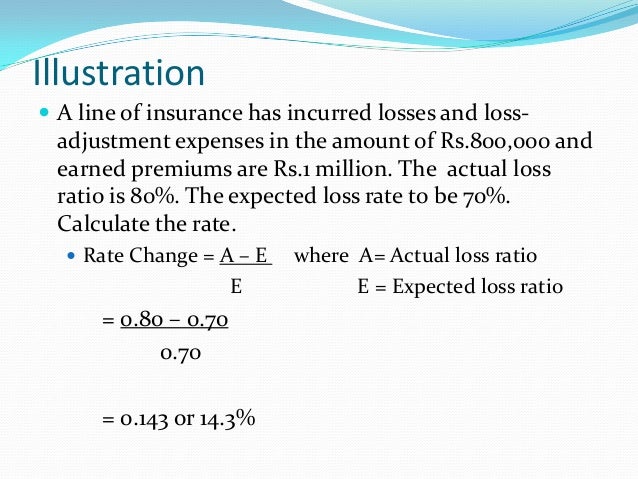 How to calculate loss adjustment expense ratio