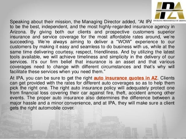 Insurance professionals of arizona is offering exceptional Insurance professionals of arizona is offering exceptional