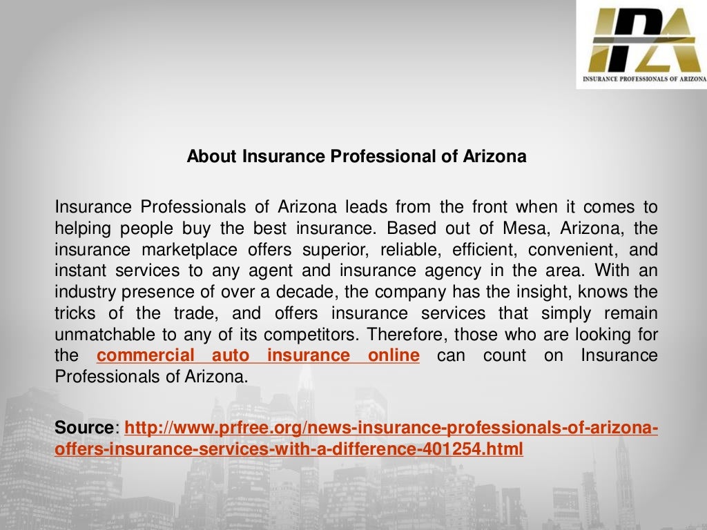 Insurance professionals of arizona offers insurance Insurance professionals of arizona offers insurance