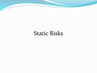 Static Risks
 