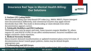 Insurance red tape in mental-health billing solutions.pptx