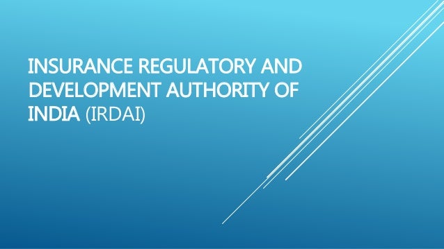 Insurance regulatory and development authority of india